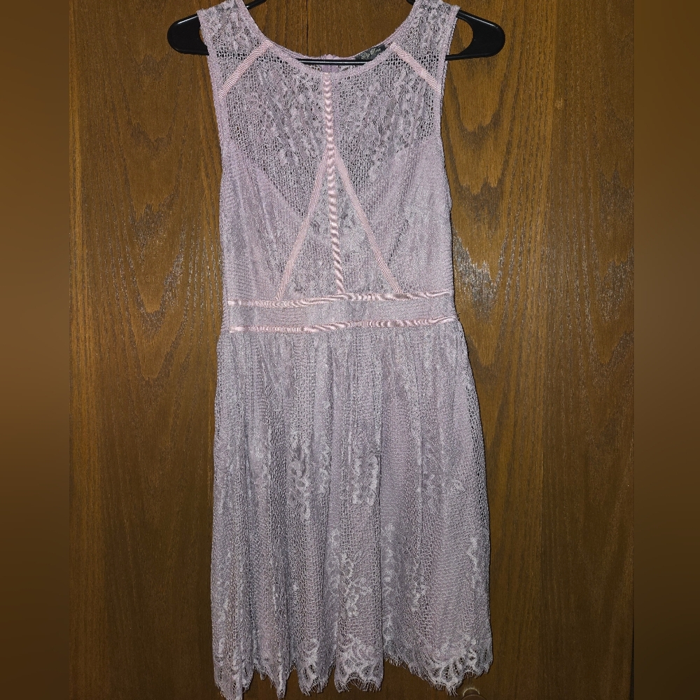 Purple Lace Dress